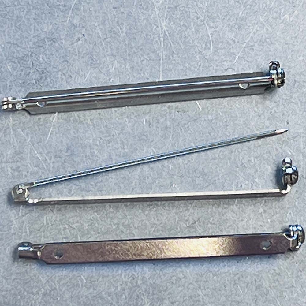 2 Inch Pinback Nickel Silver