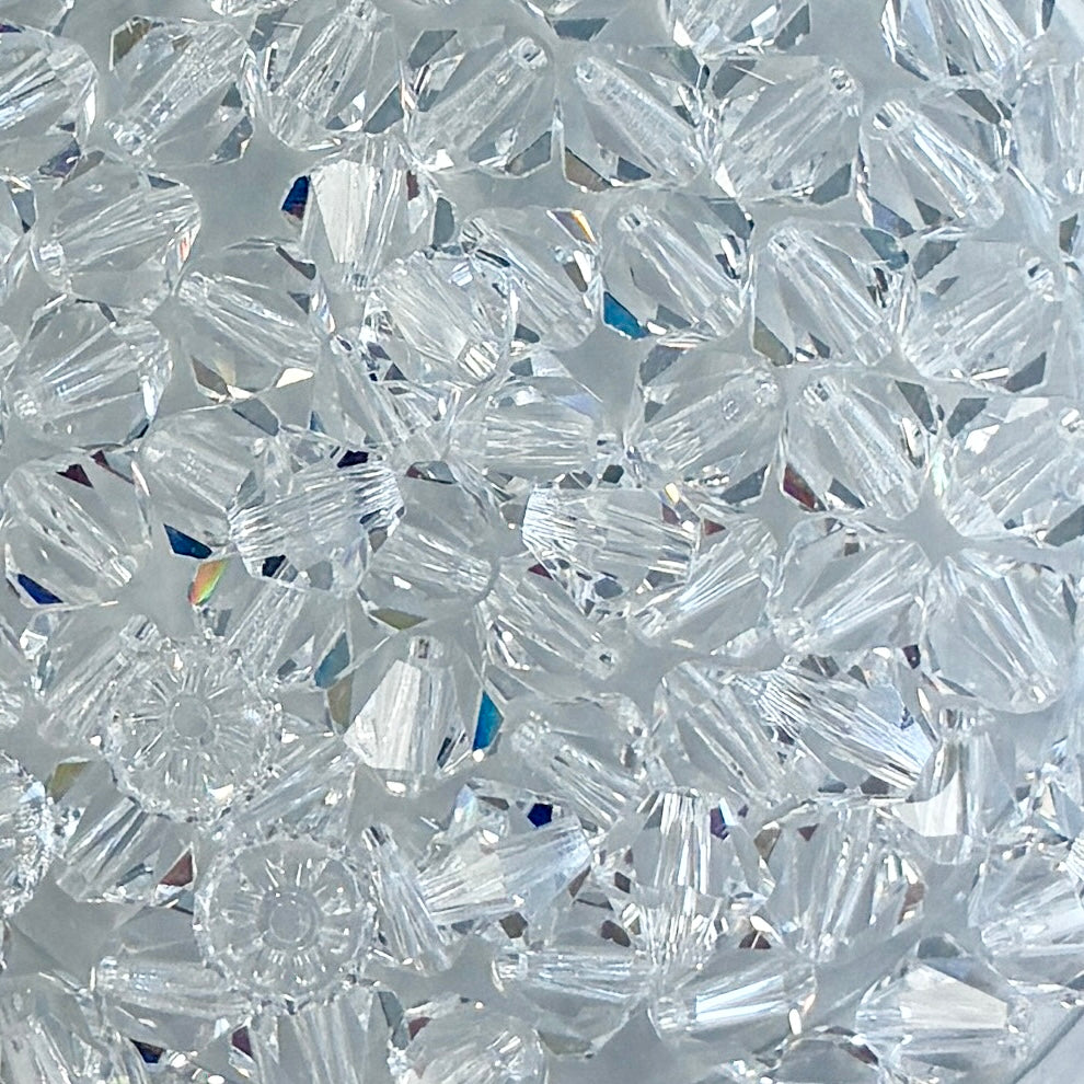 Crystal 6MM Preciosa Machine Cut Bicone