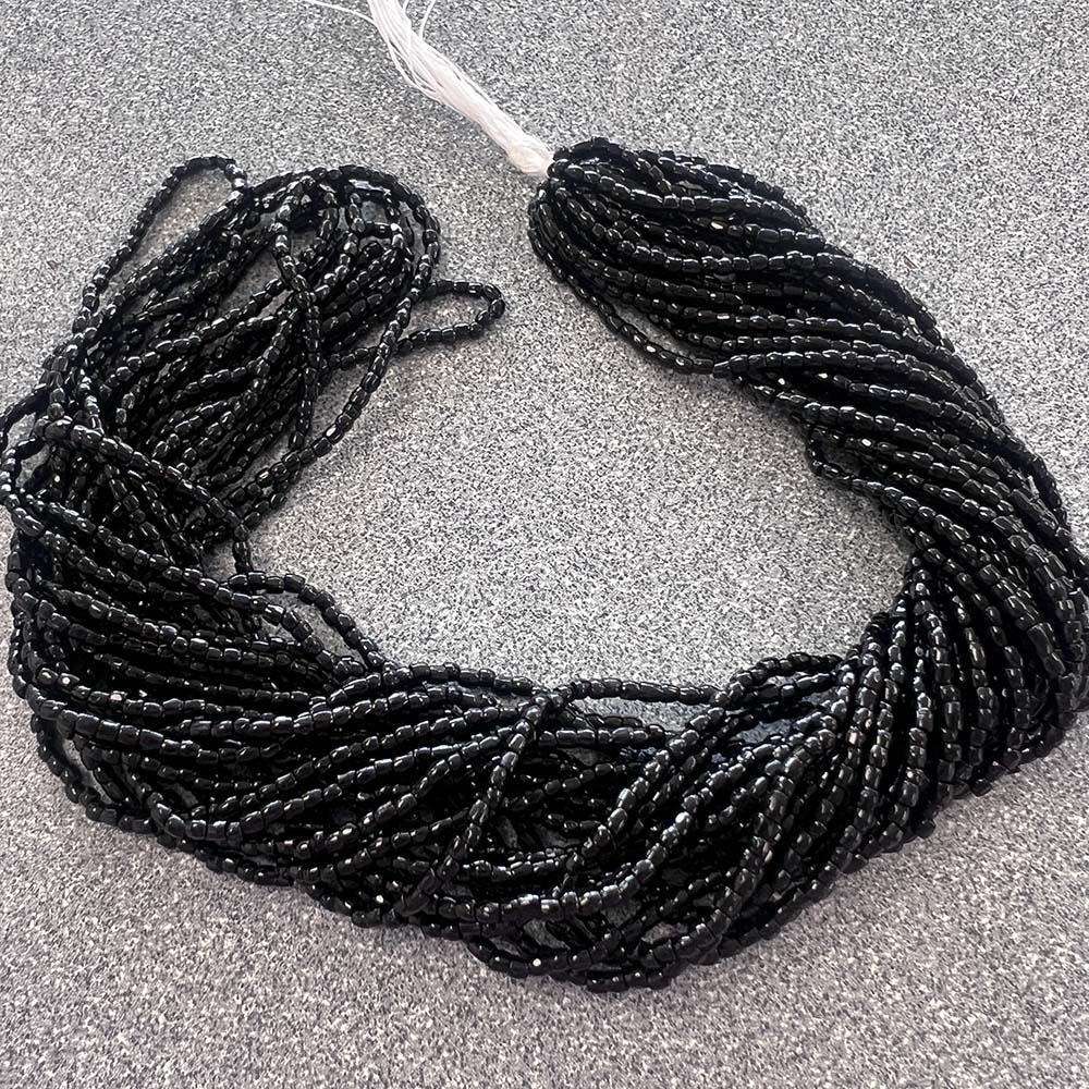 Jet 12/0 3 Cut Seed Bead