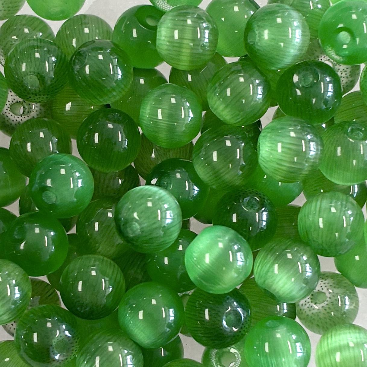Kelly Green 6MM Cat Eye Ball
