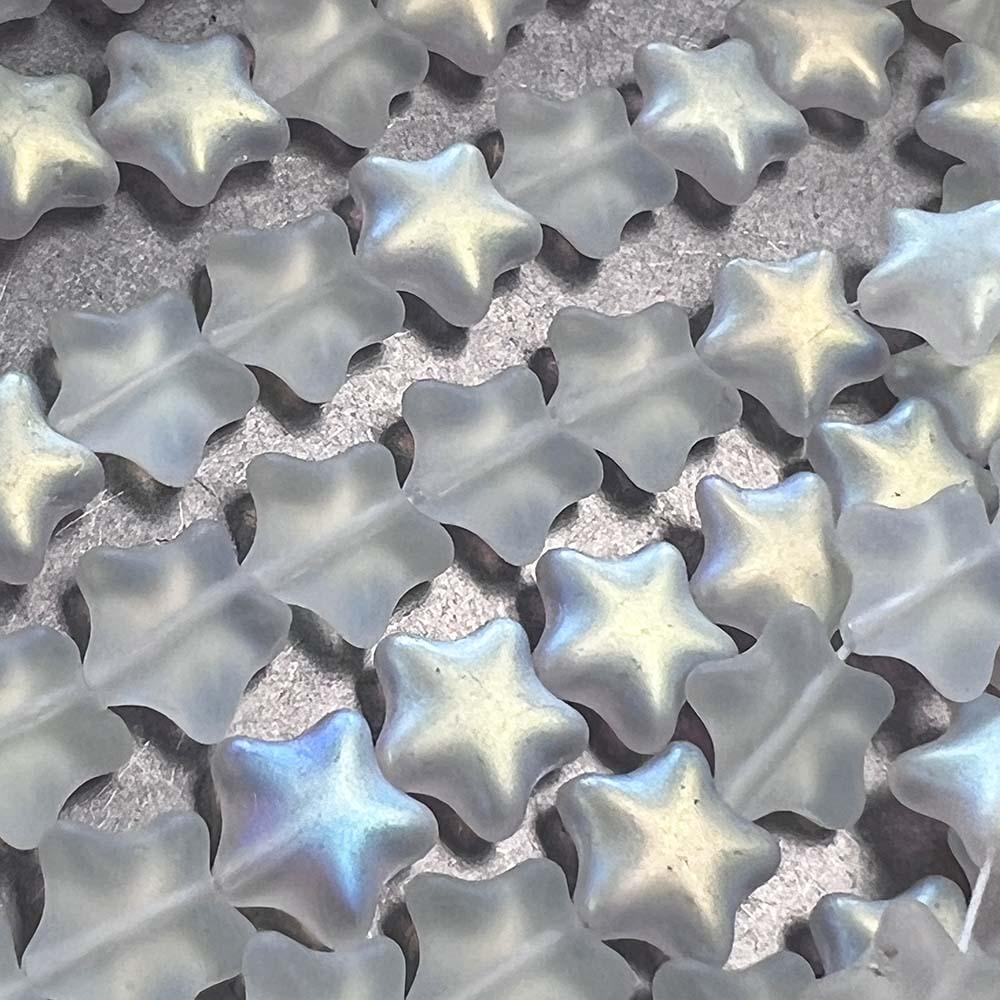 Matte Crystal AB 12MM Star
