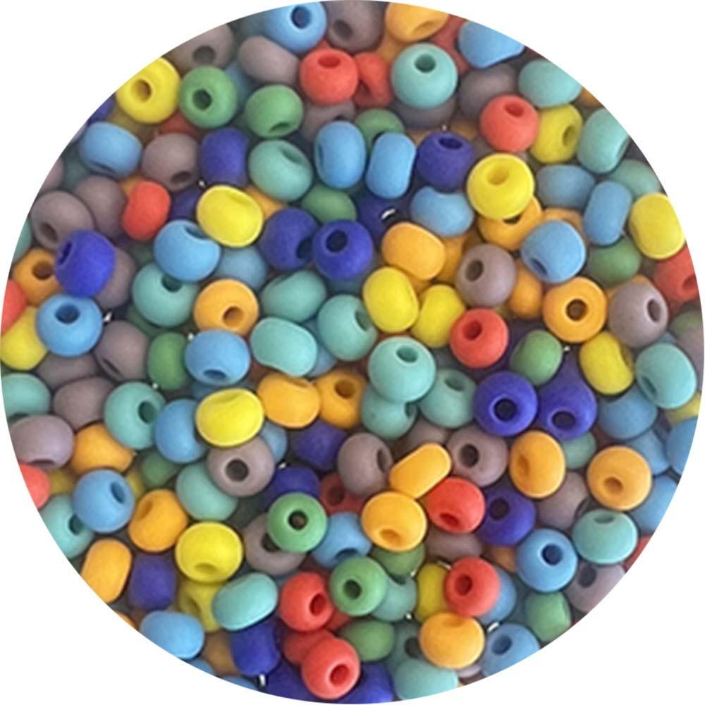 Matte Mixed Opaque 6/0 Seed Bead