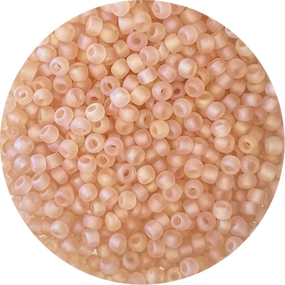 Matte Rosalin AB 8/0 Seed Bead