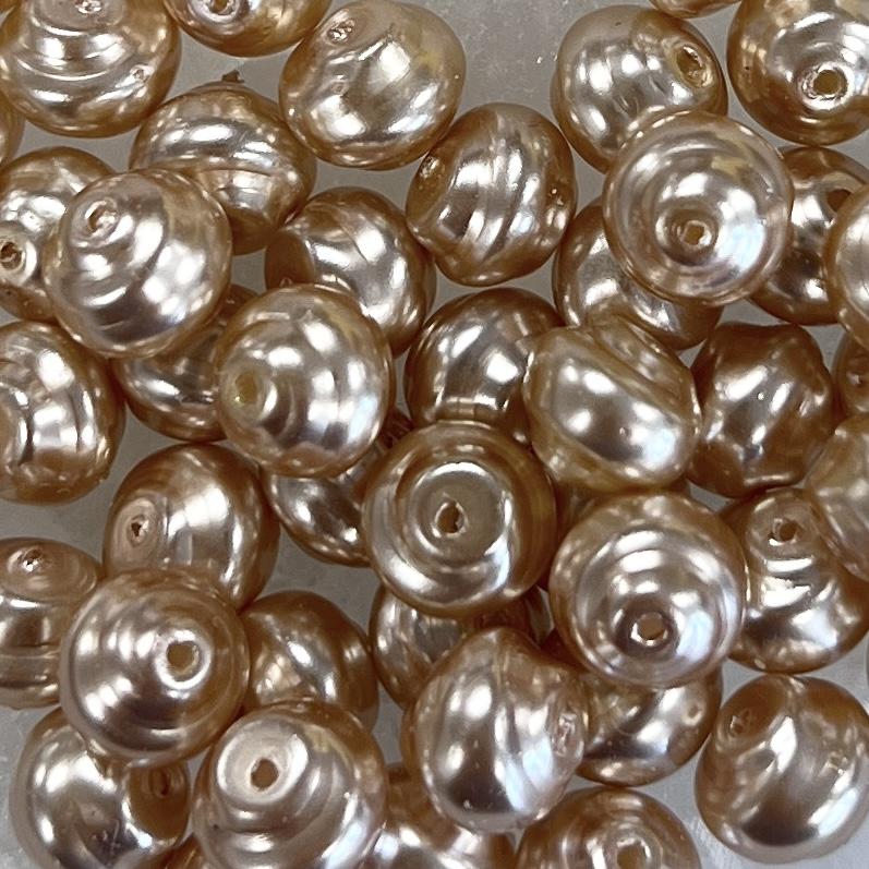 Champagne 8MM Baroque Pearl