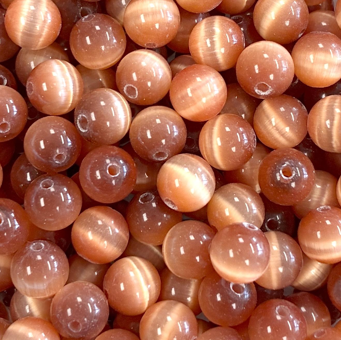 Pumpkin 6MM Cat Eye Ball