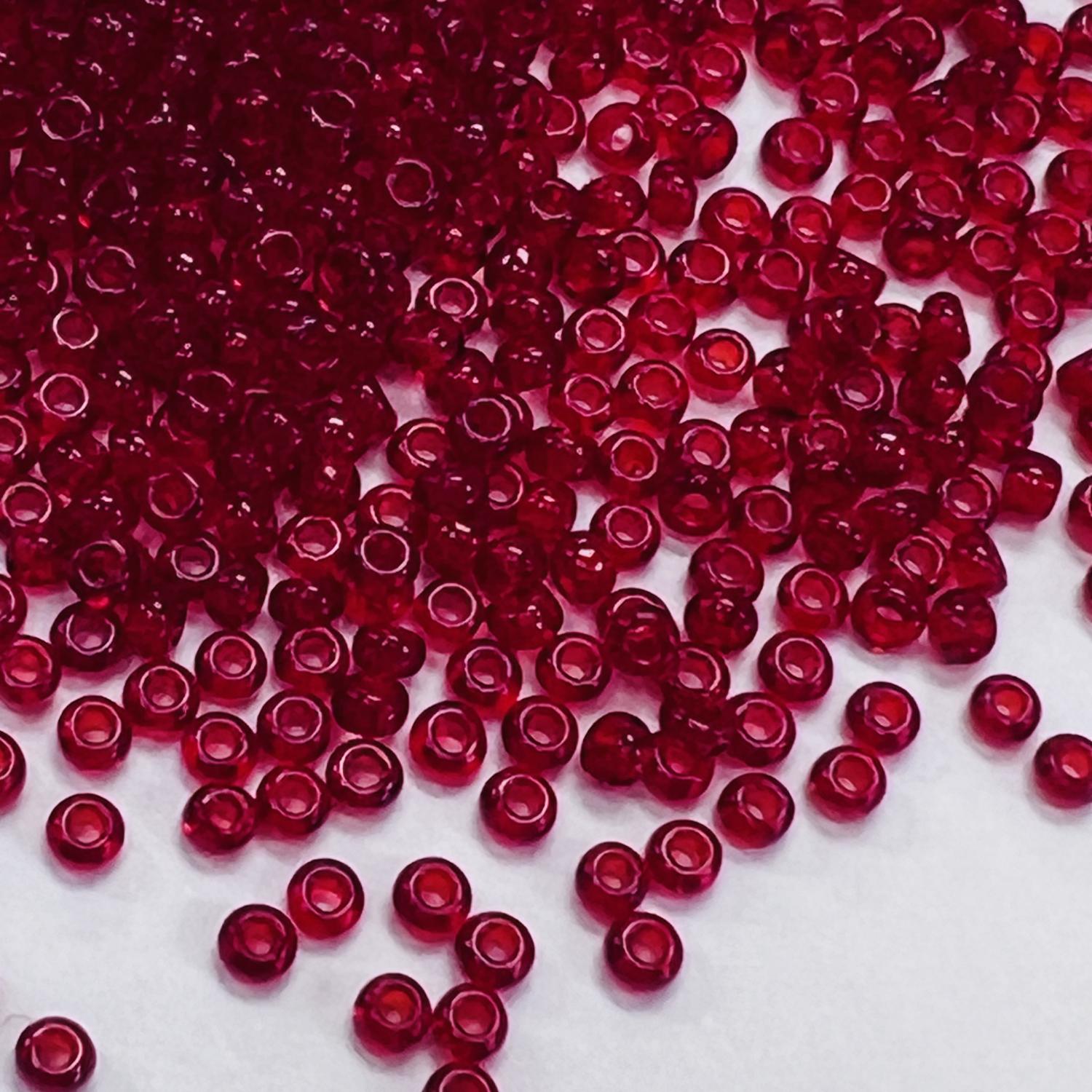 Ruby 11/0 Seed Bead