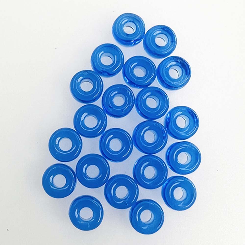 Sapphire 6x4MM Crow Style Roller Bead