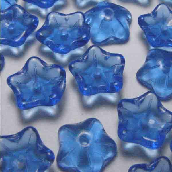 Sapphire 9MM Cupped Flower