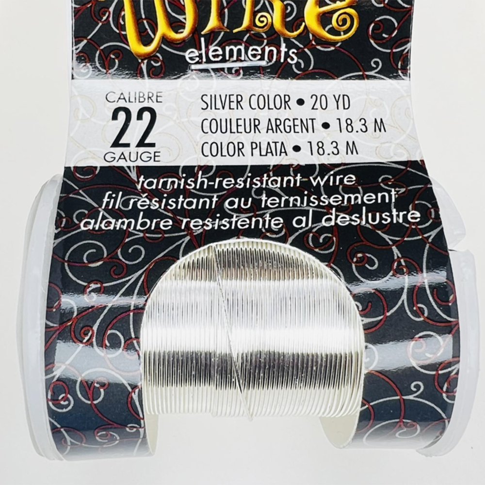 22 Gauge Silver Color Tarnish Resistant Wire