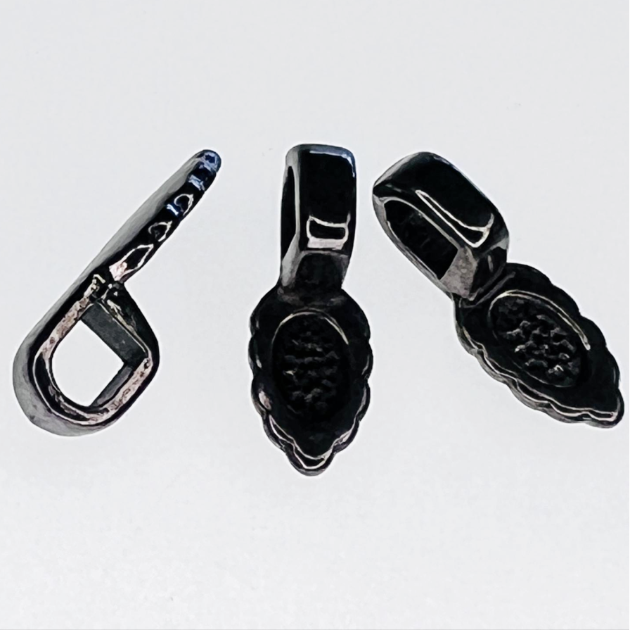 Gunmetal 16MM Glue-On Leaf Bail