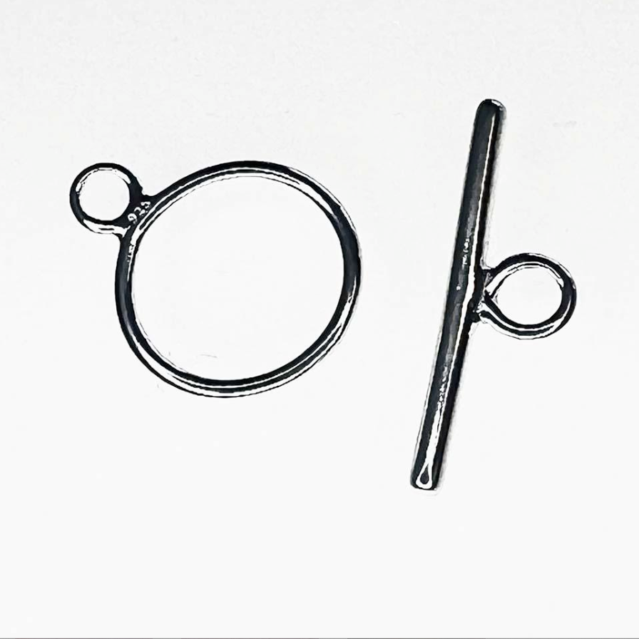 Sterling Toggle Clasp 14MM