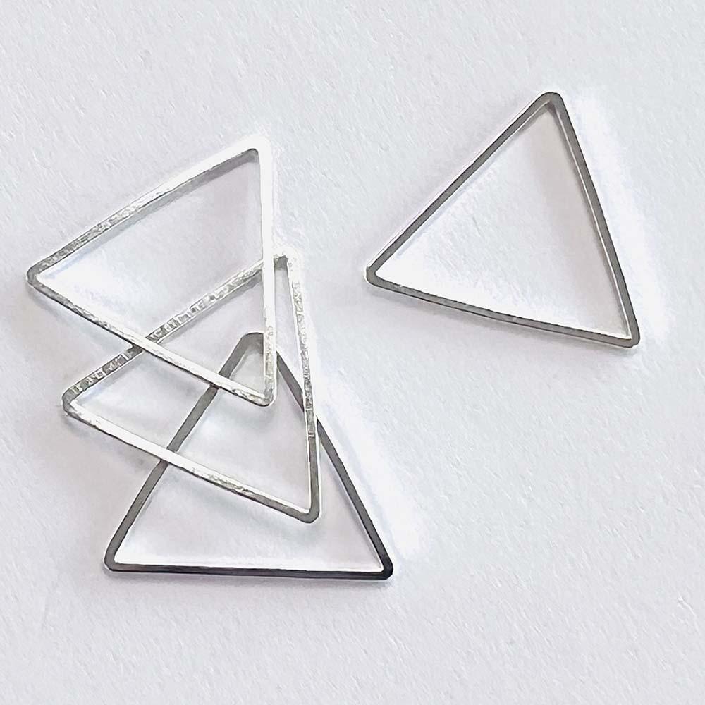 Silver Plate 12MM Triangle Frame