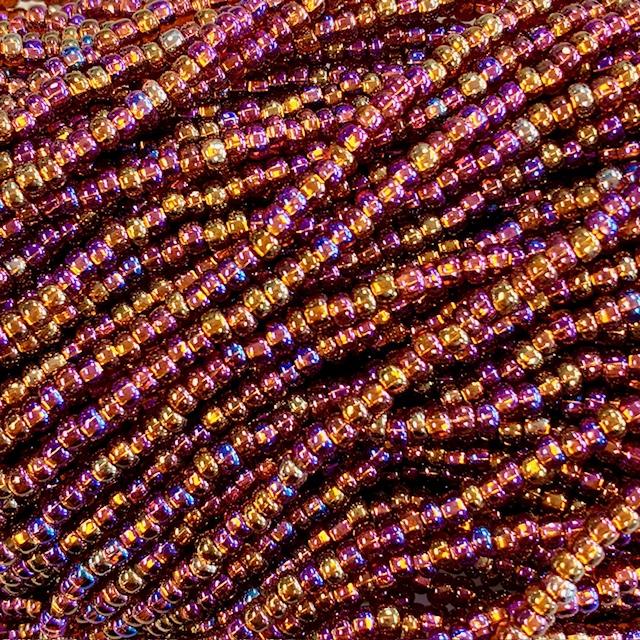 Smoke Topaz AB Silver Lined 6/0 Seed Bead