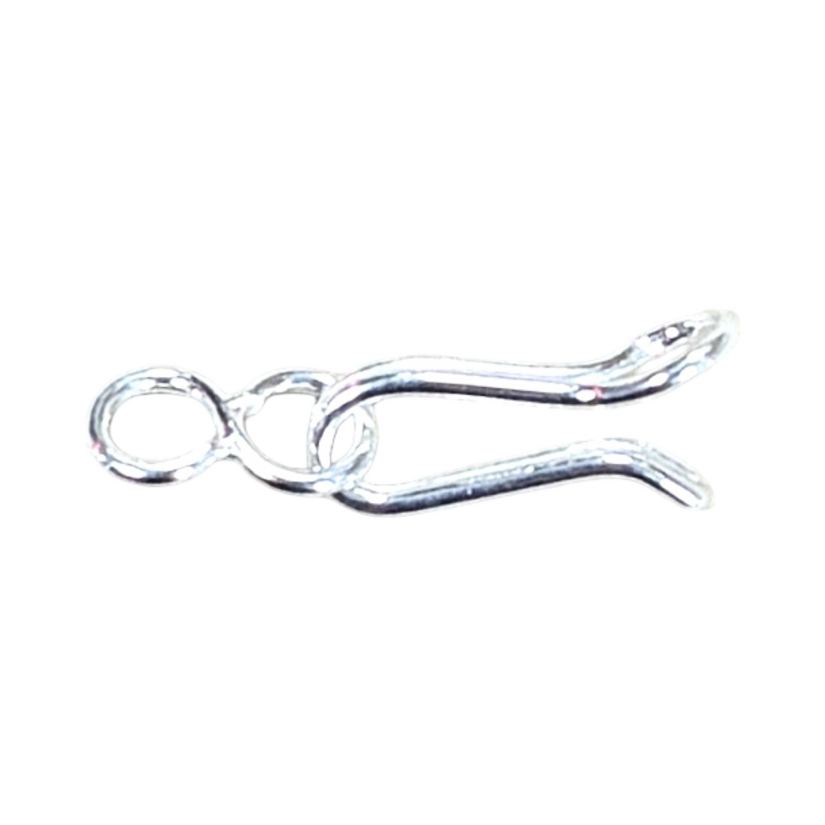 Sterling Silver 13MM Hook and 9MM Eye Clasp