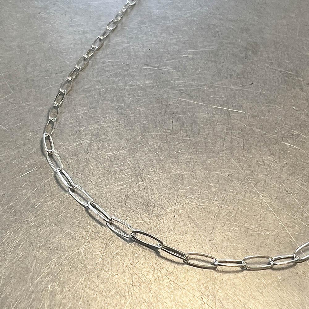 Sterling Silver 5x2MM Flat Cable Chain