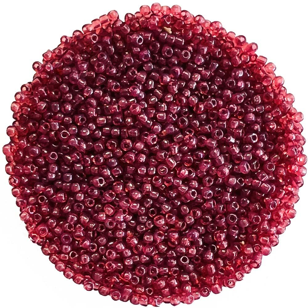 Vintage 11/0 Dark Rose Opal Seed Bead