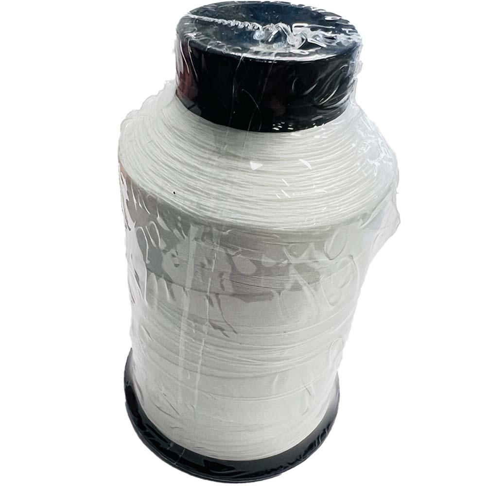 White Size F (Heavy) Nymo Thread Cone