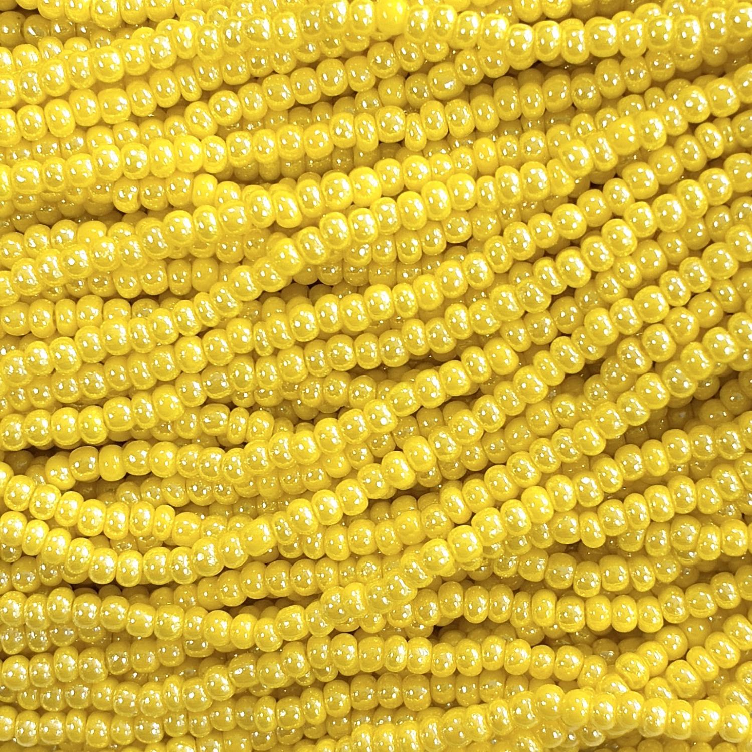Yellow Pearl 11/0 Seed Bead