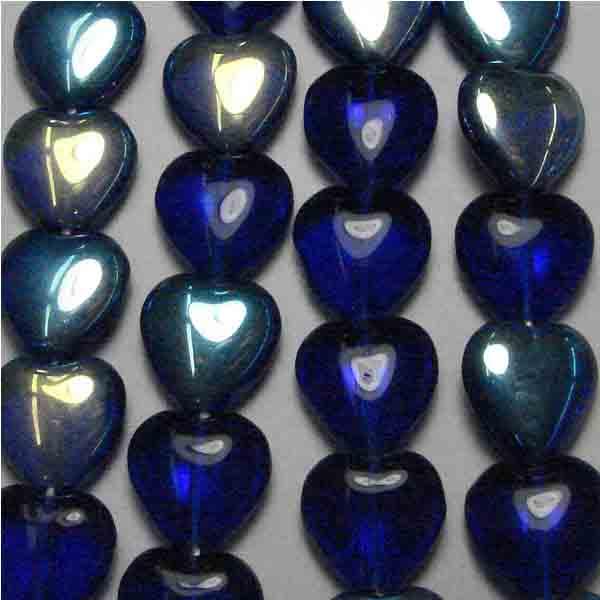 10MM Cobalt Ab Heart