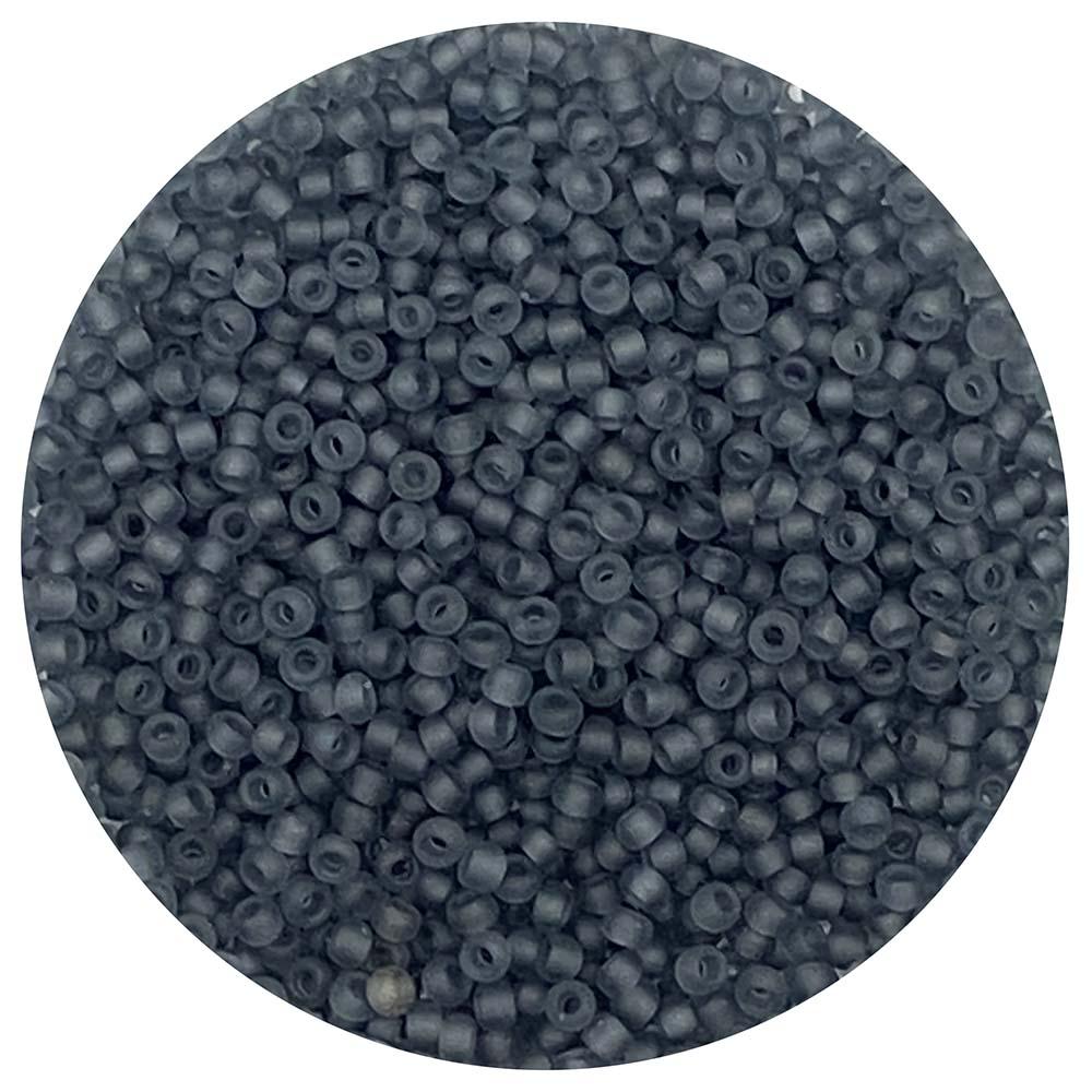 11/0 Matte Black Diamond Seed Bead