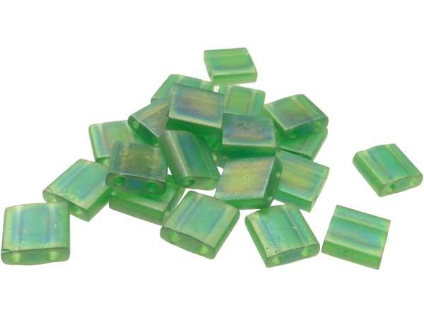 146 Matte Transparent Green AB Miyuki Tila Bead