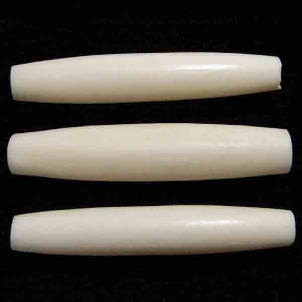 1.5 Inch White Bone Hairpipe Tube