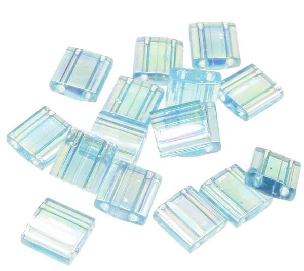 260 Transparent Aqua AB Miyuki Tila Bead
