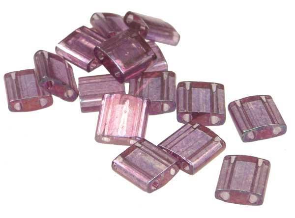 316 Light Amethyst Gold Luster Miyuki Tila Bead
