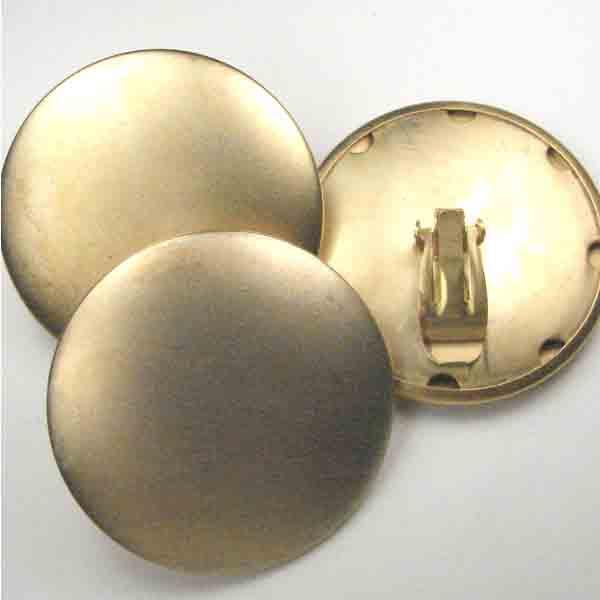 44MM Brass Low Dome Clip On Earring