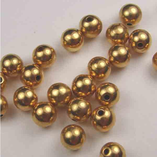 5MM Gold Plate Memory Wire Crimp End