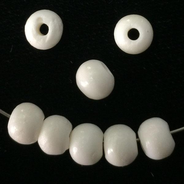 6-7MM White Bone Ball