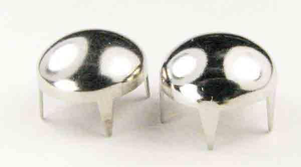 7MM Silver Smooth Nailhead