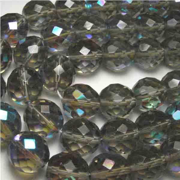 8MM Black Diamond Ab Fire Polish Ball