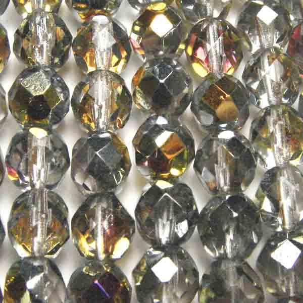 8MM Crystal with Marea Fire Polished Ball