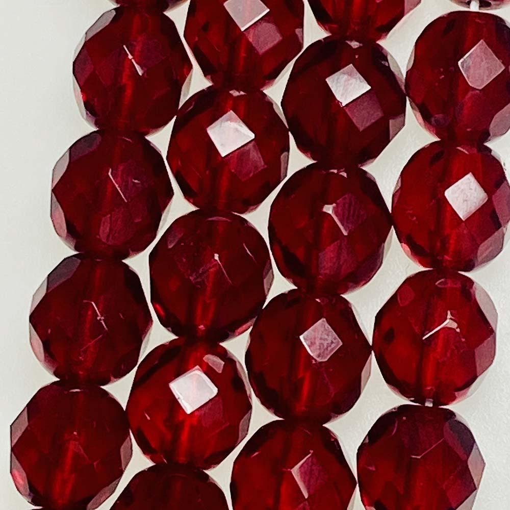 8MM Dark Garnet Ball Fire Polish Ball
