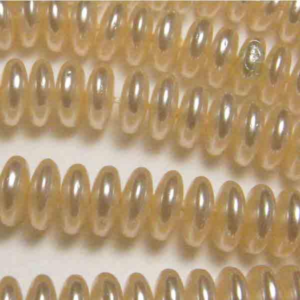 8MM Ivory Pearl Rondelle