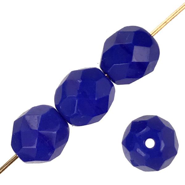 8MM Royal Blue Fire Polish Ball