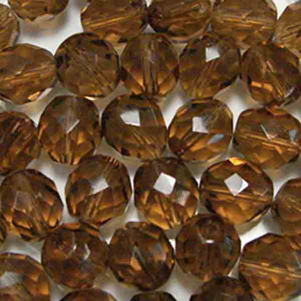 8MM Smoke Topaz Fire Polish Ball