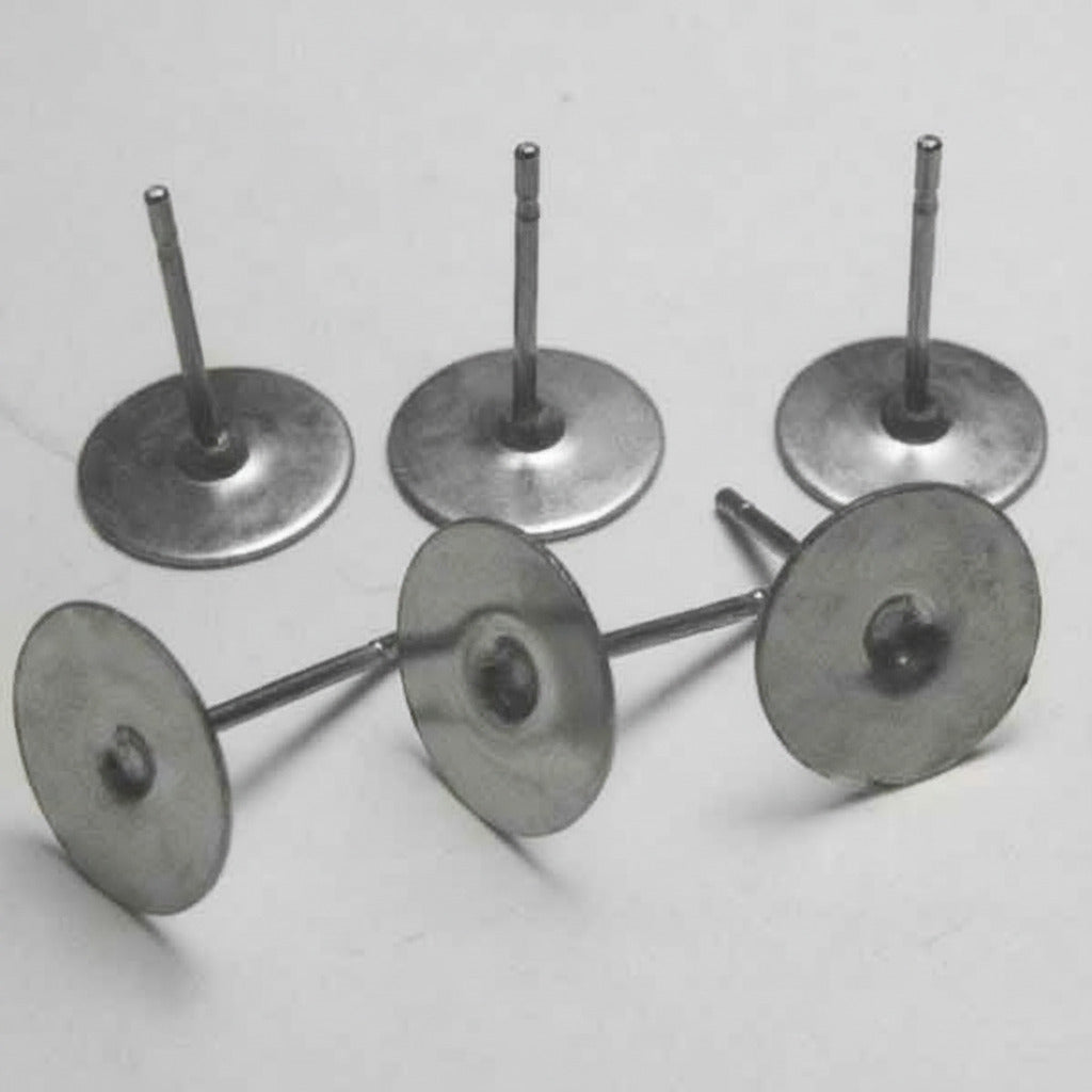 8MM Surgical Steel Ear Post and Pad