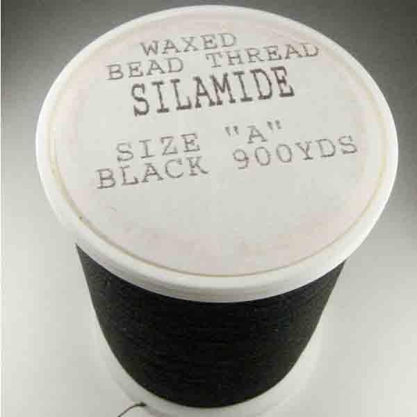 900 Yd Black Silamide Thread Spool
