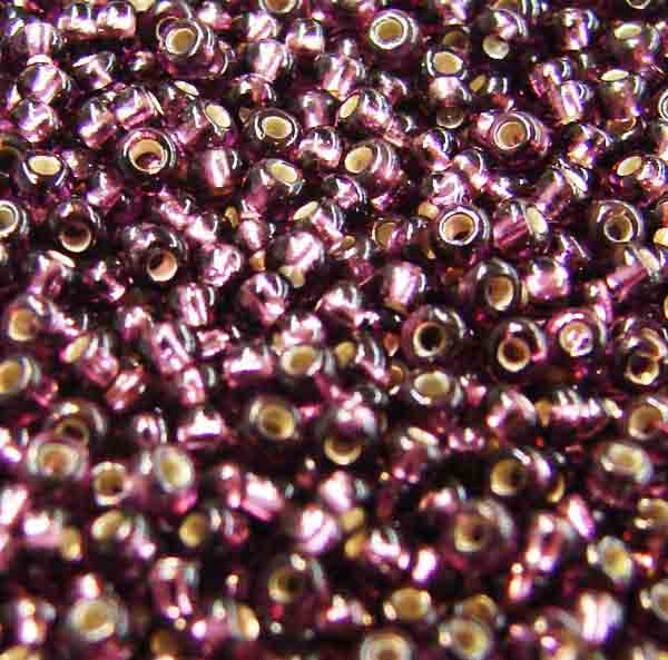 Amethyst Silver Lined 11/0 Seed Bead
