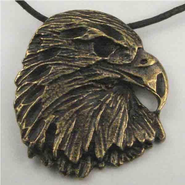 Antique Brass 31MM Eagle Head