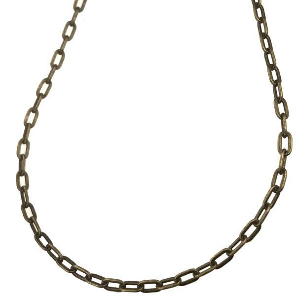 Antique Brass Plate 2x5MM Flat Oval Soldered Cable Chain