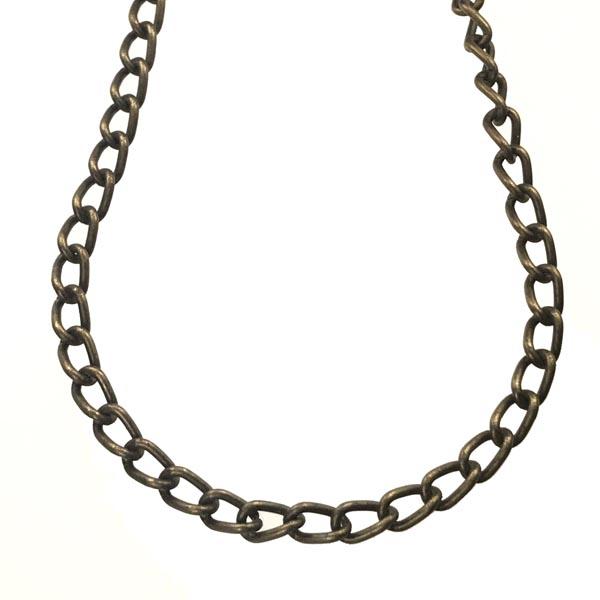 Antique Brass Plate 5x3MM Curb Chain