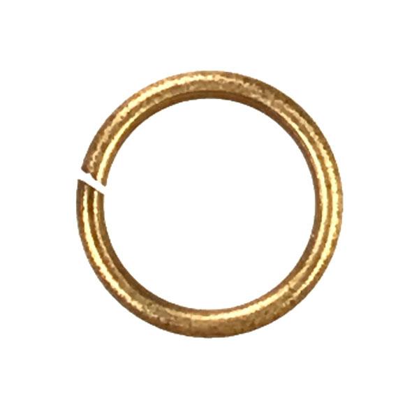 Antique Brass Plate Round 9.2MM 19 gauge Jump Ring