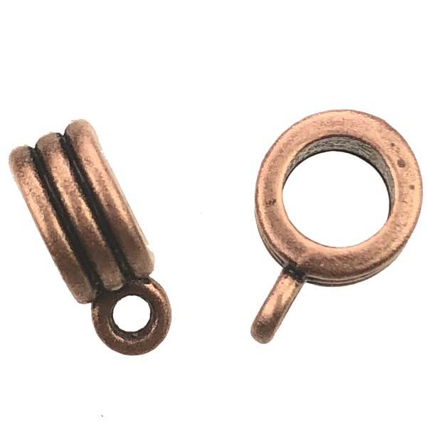 Antique Copper 12x4.5MM Bail Hanger With 5MM Hole