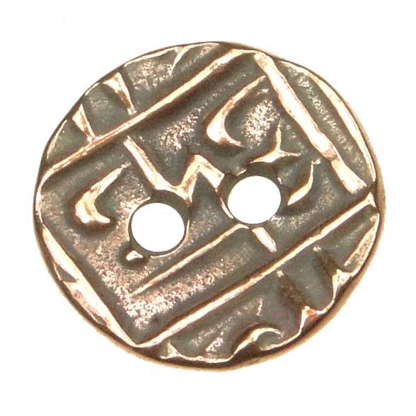 Antique Copper Plate 18MM Button