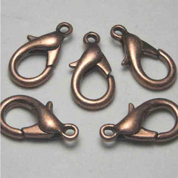 Antique Copper Plate 19MM Lobster Claw Clasp