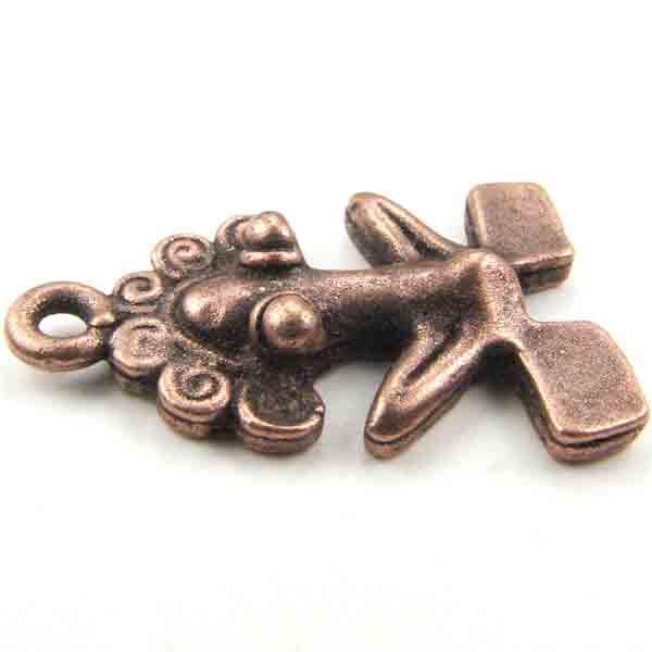 Antique Copper Plate 22x18 Pre Columbian Style Frog