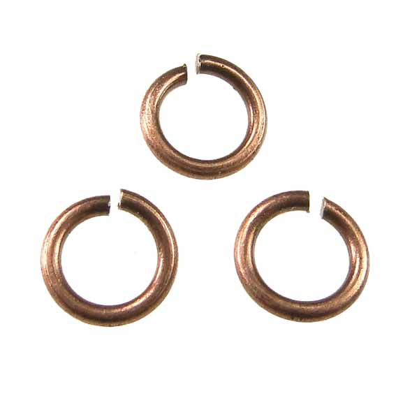 Antique Copper Plate 5.8mm Jump Ring 19 gauge